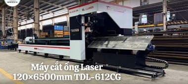 Máy cắt ống Laser 120×6500mm TDL-612CG | Không dư phôi | Toàn Đắc Lộc
