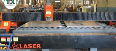 Bàn giao Máy cắt laser 3500x13000mm nguồn 15000W / Toàn Đắc Lộc    
