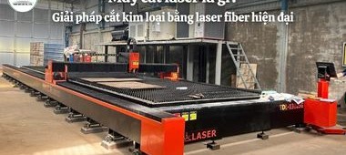 Máy cắt laser là gì? Công nghệ fiber cắt kim loại & báo giá 2026