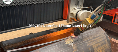 Máy cắt Laser Gas (Flame Laser) là gì? Công nghệ cắt thép dày hiệu quả cho ngành kết cấu thép