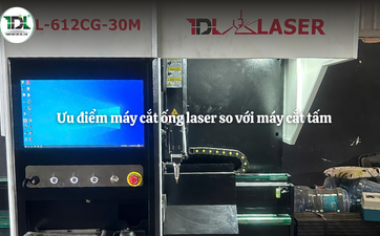 Ưu điểm máy cắt ống laser so với máy cắt tấm