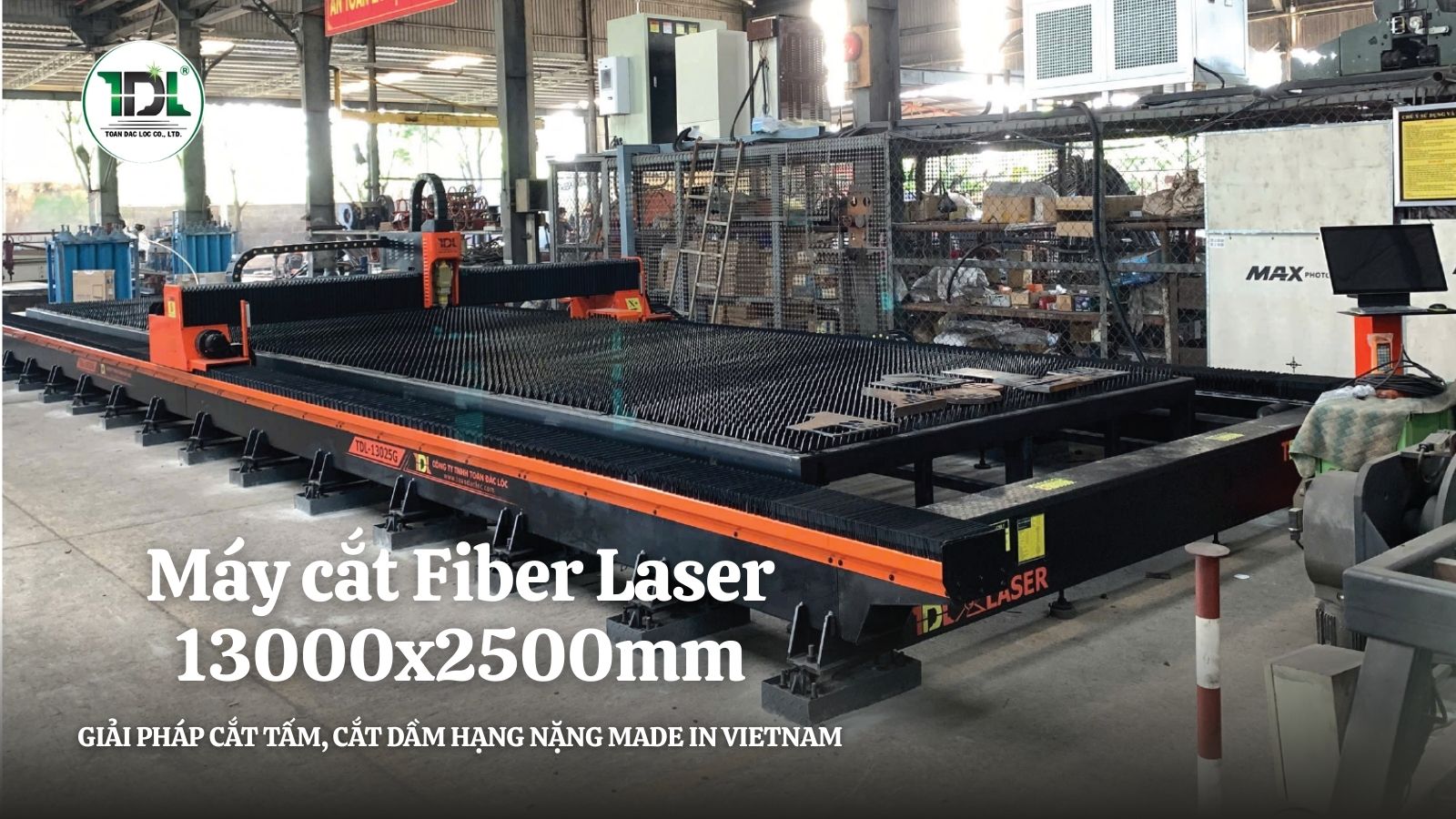 máy cắt laser 13000x2500mm khổ lớn