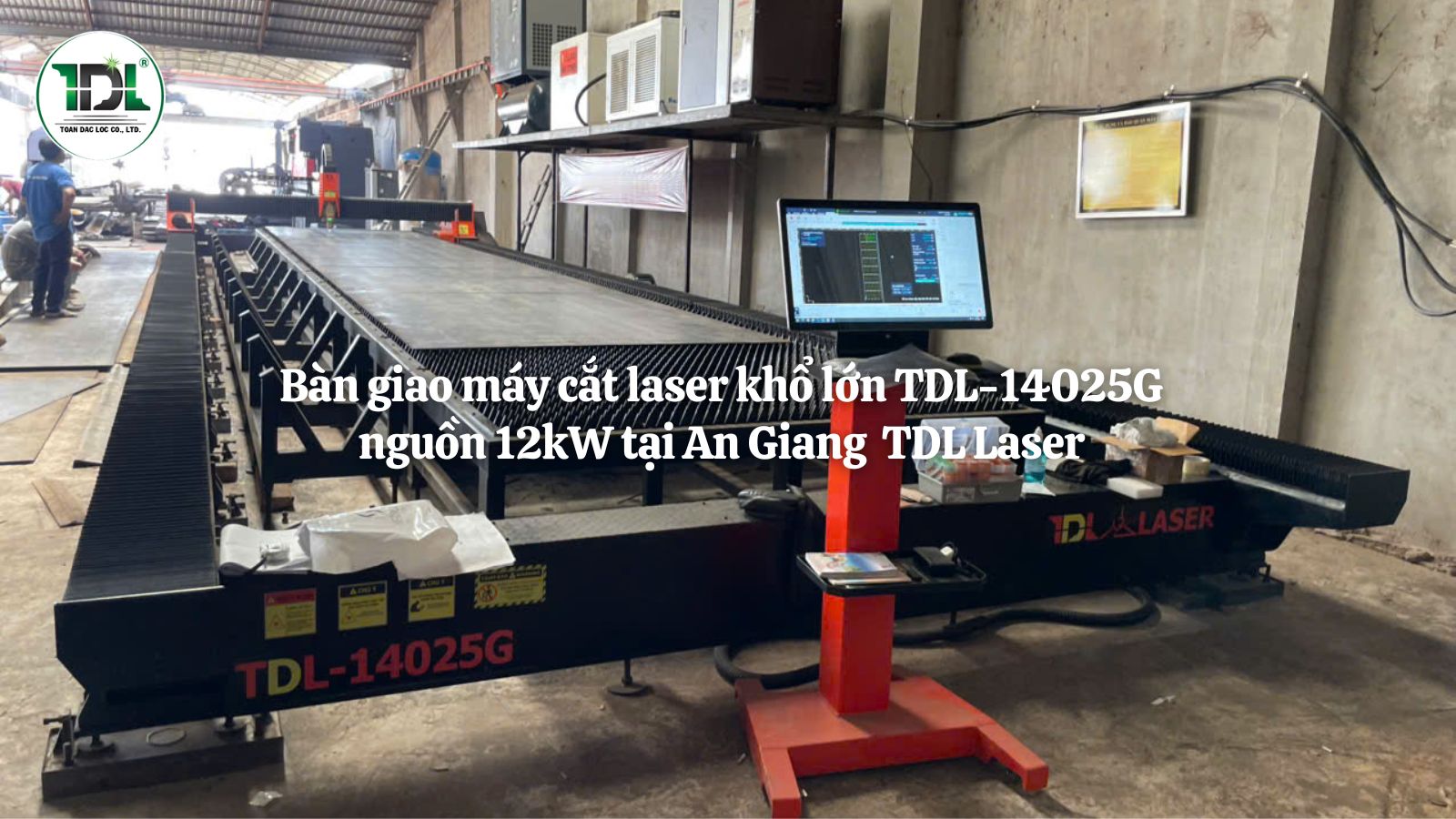 TDL-14025G nguồn 12kW được bàn giao và lắp đặt tại An Giang, sẵn sàng đi vào sản xuất.