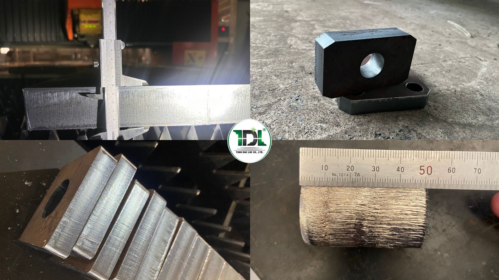 cắt mẫu trên máy cắt laser TDL Laser