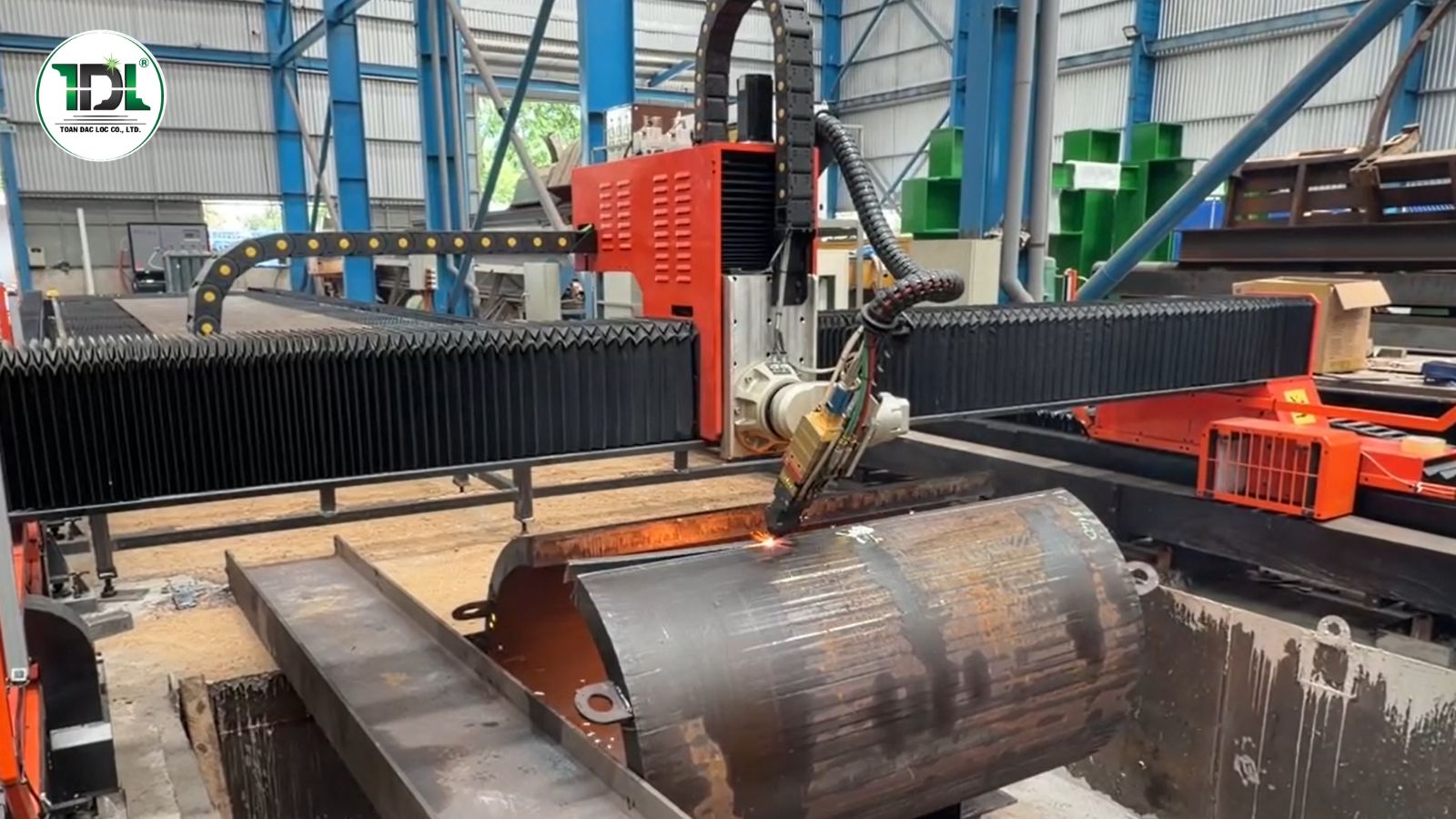 Laser Gas Hybrid cắt vát thép