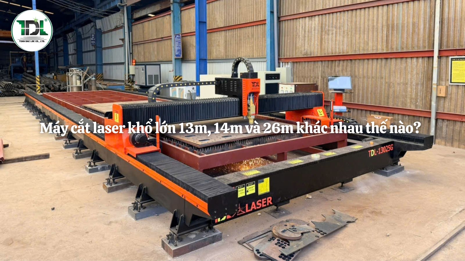 Máy cắt laser khổ lớn có thể được cấu hình theo kích thước phôi và yêu cầu sản xuất thực tế của từng nhà máy.