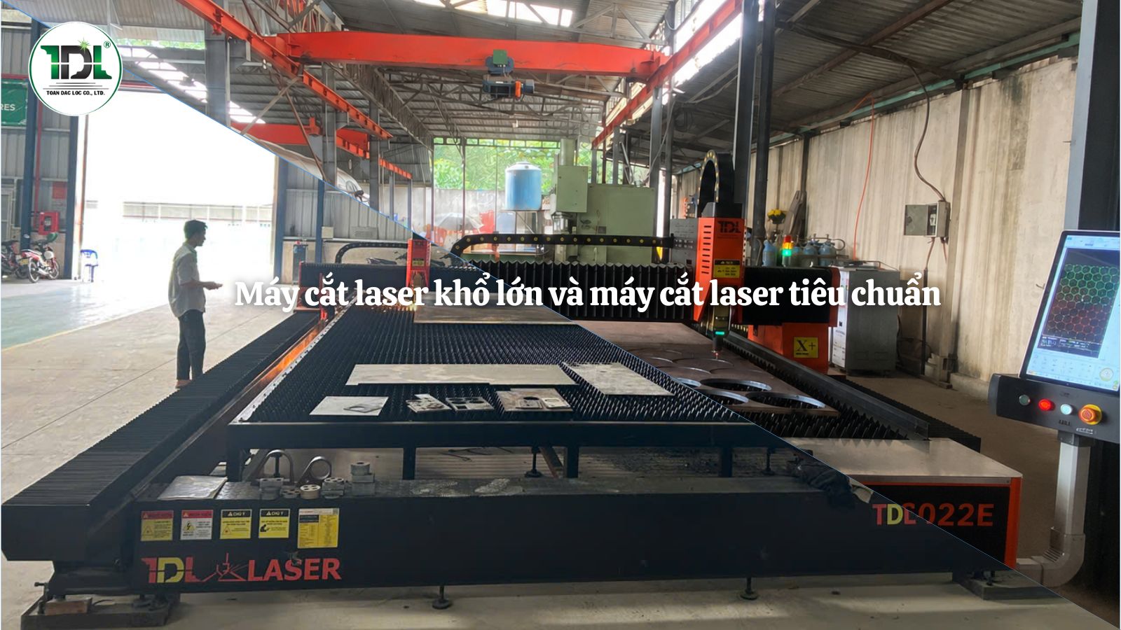 So sánh kích thước làm việc giữa máy cắt laser tiêu chuẩn và máy cắt laser khổ lớn.