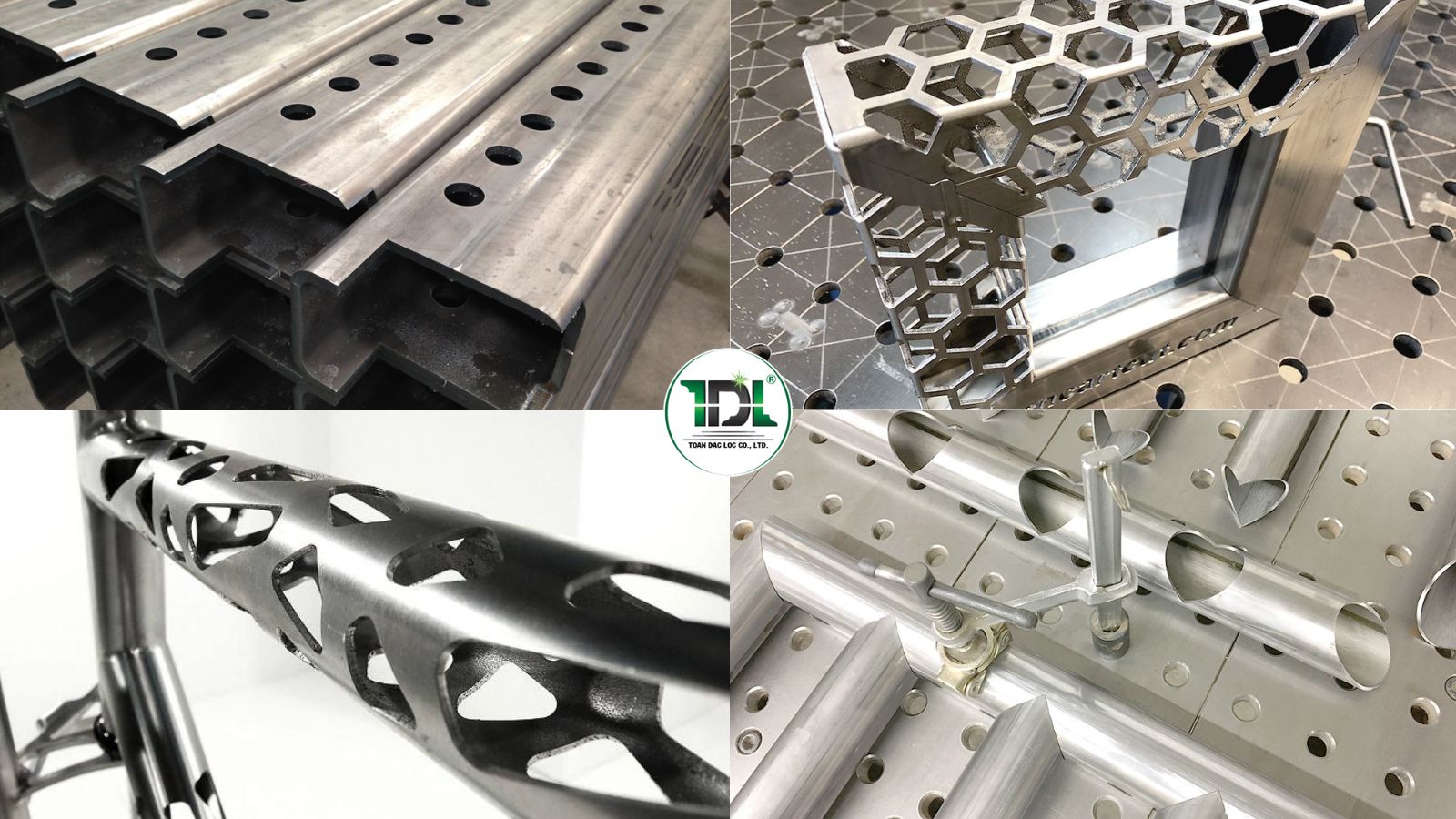Gia công ống inox bằng máy laser cho đường cắt sắc nét và hạn chế bavia hiệu quả